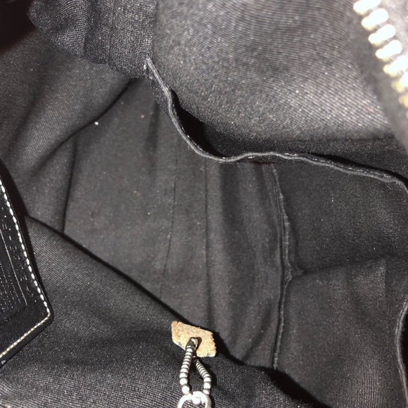 Authentic Signature black Coach satchel and wallet - Picture 3 of 12